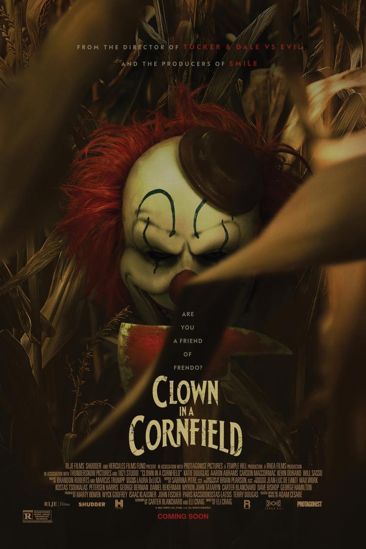 Poster of Clown in a Cornfield