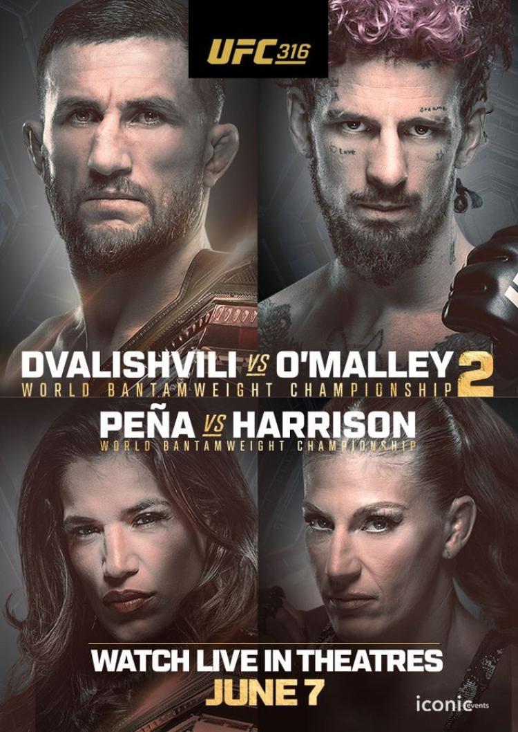 Poster of UFC 316: Dvalishvili vs. O'Malley 2