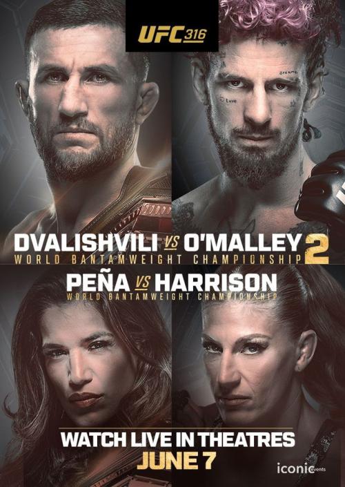 Poster of UFC 316: Dvalishvili vs. O'Malley 2
