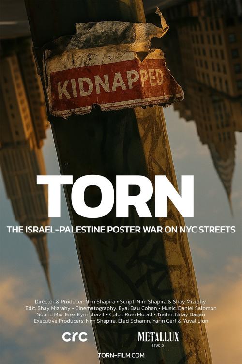 Poster of TORN: The Israel-Palestine Poster War on NYC Streets