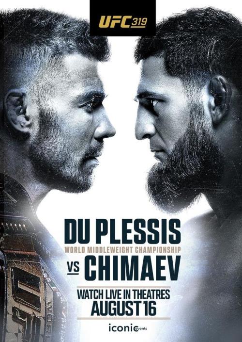 Poster of UFC 319: Du Plessis vs. Chimaev