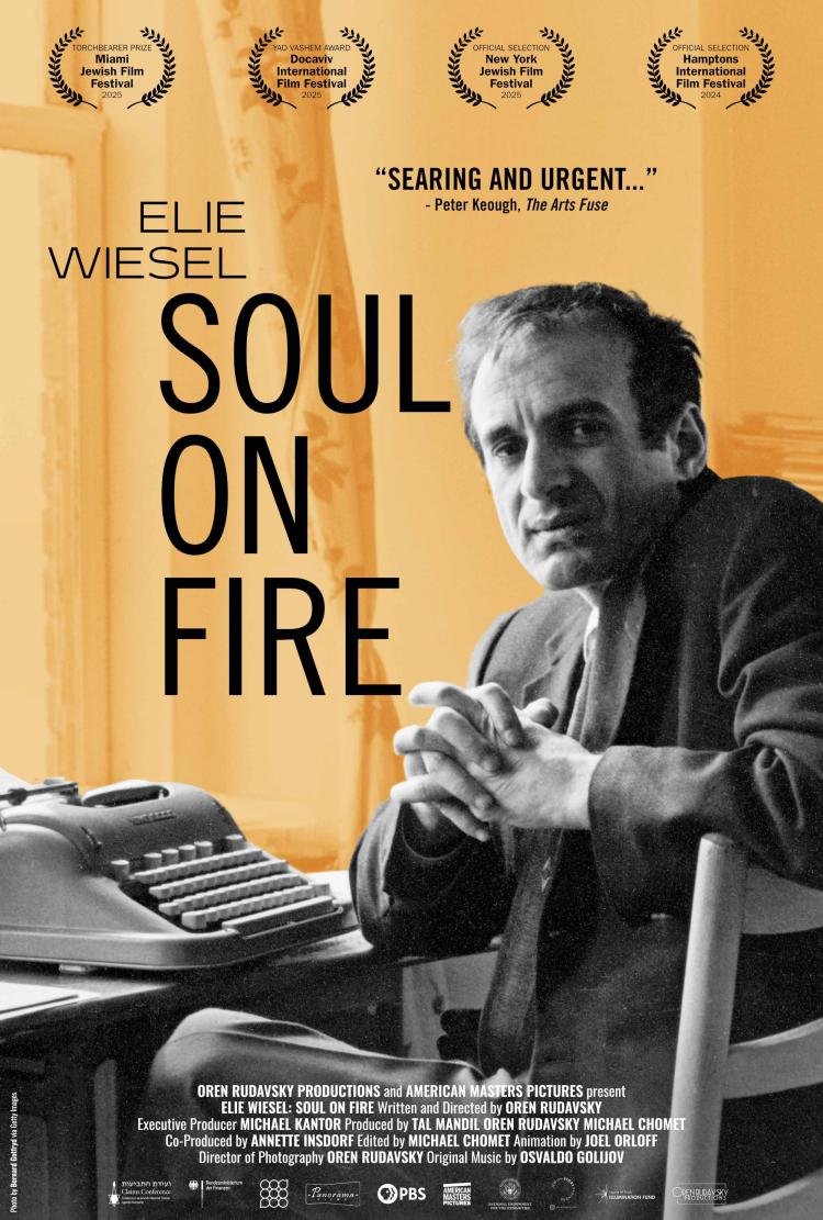 Poster of Elie Wiesel: Soul on Fire
