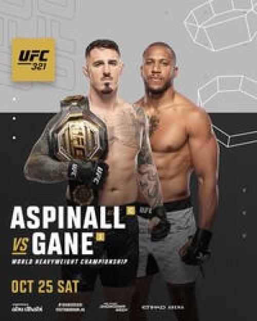 Poster of UFC 321: Aspinall vs. Gane