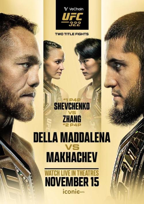 Poster of UFC 322: Della Maddalena vs. Makhachev