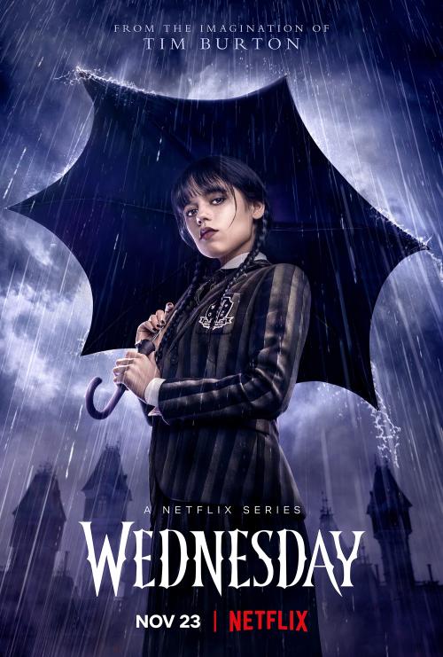 Poster for Season 1 of Wednesday