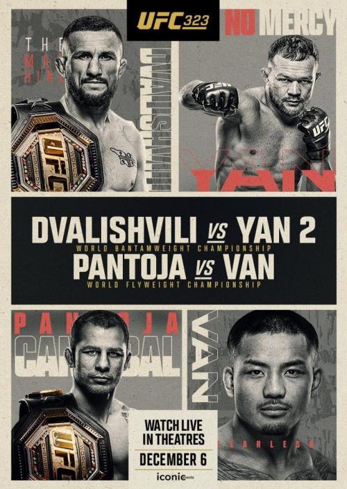 Poster of UFC 323: Dvalishvili vs. Yan 2