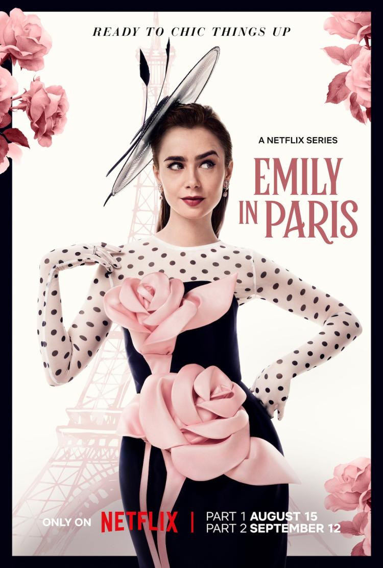 Poster for Season 4 of Emily in Paris