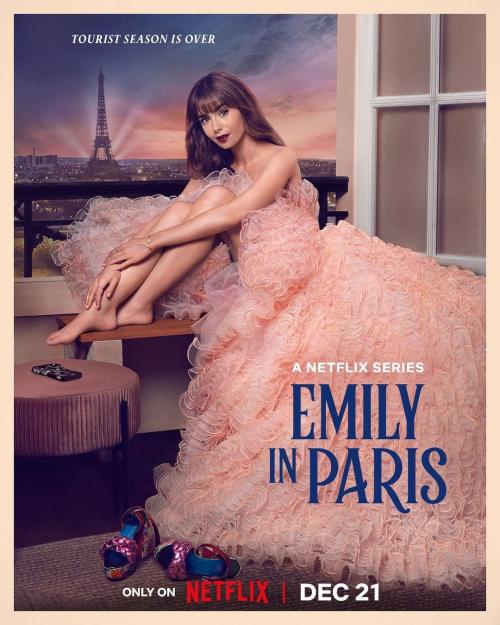 Poster for Season 3 of Emily in Paris