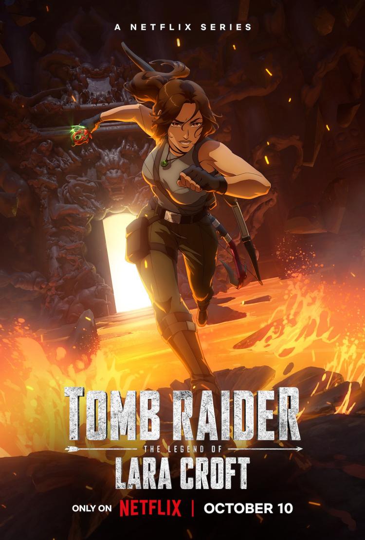 Poster for Season 1 of Tomb Raider: The Legend of Lara Croft