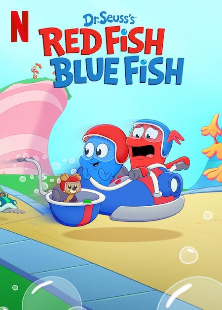 Poster for Season 1 of Dr. Seuss's Red Fish, Blue Fish