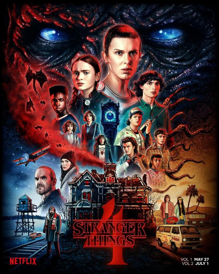 Poster for Season 4 of Stranger Things