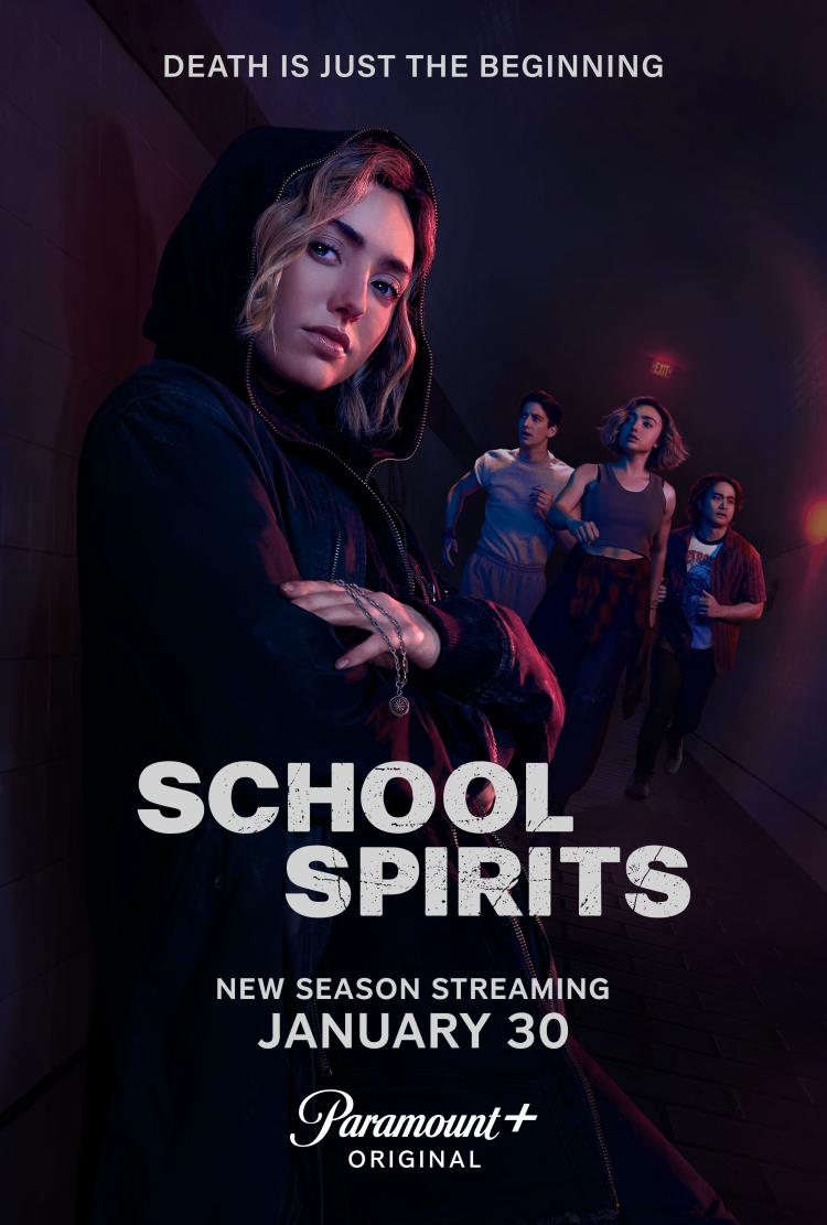 Poster for Season 2 of School Spirits (2023)