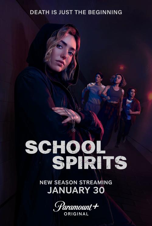 Poster for Season 2 of School Spirits (2023)