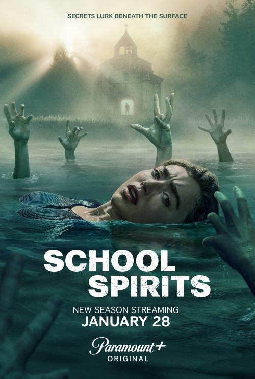 Poster for Season 3 of School Spirits (2023)