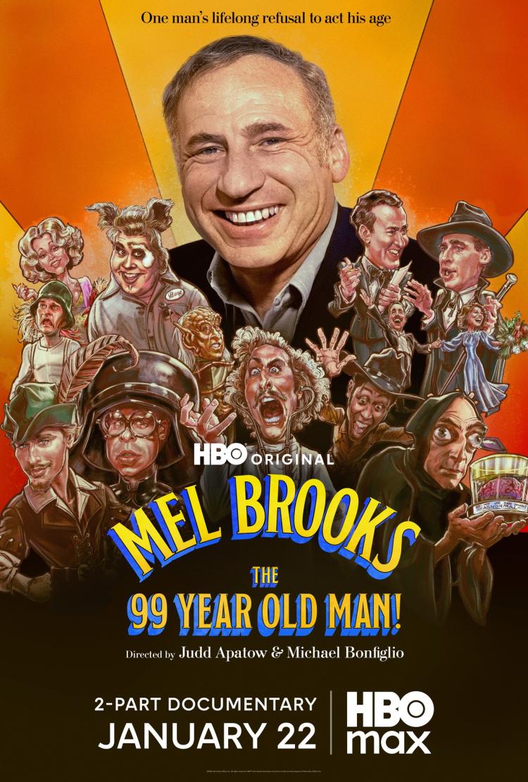 Official poster for Mel Brooks: The 99 Year Old Man!