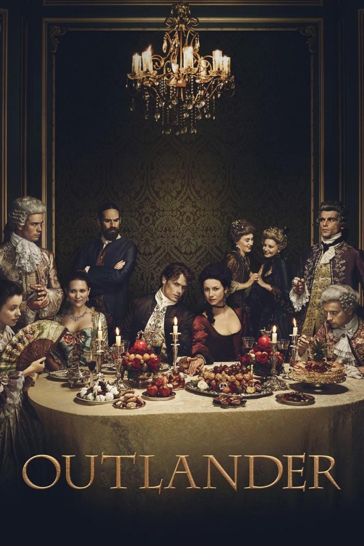Poster for Season 2 of Outlander