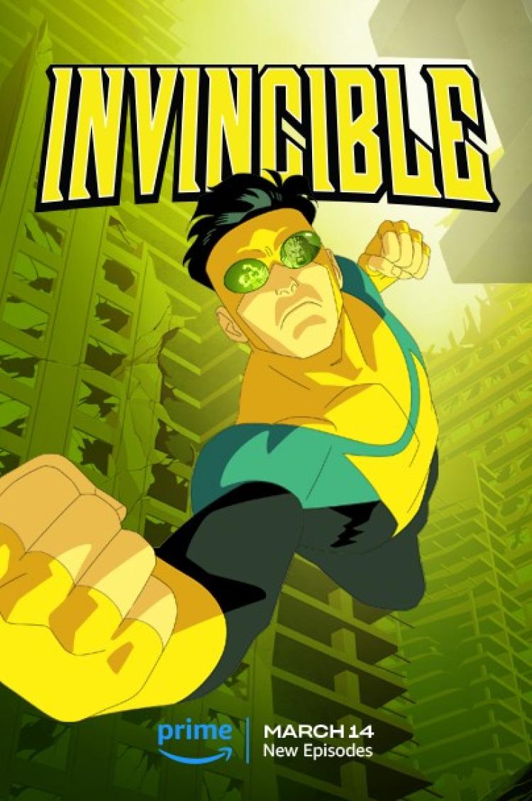 Poster for Season 2 of Invincible
