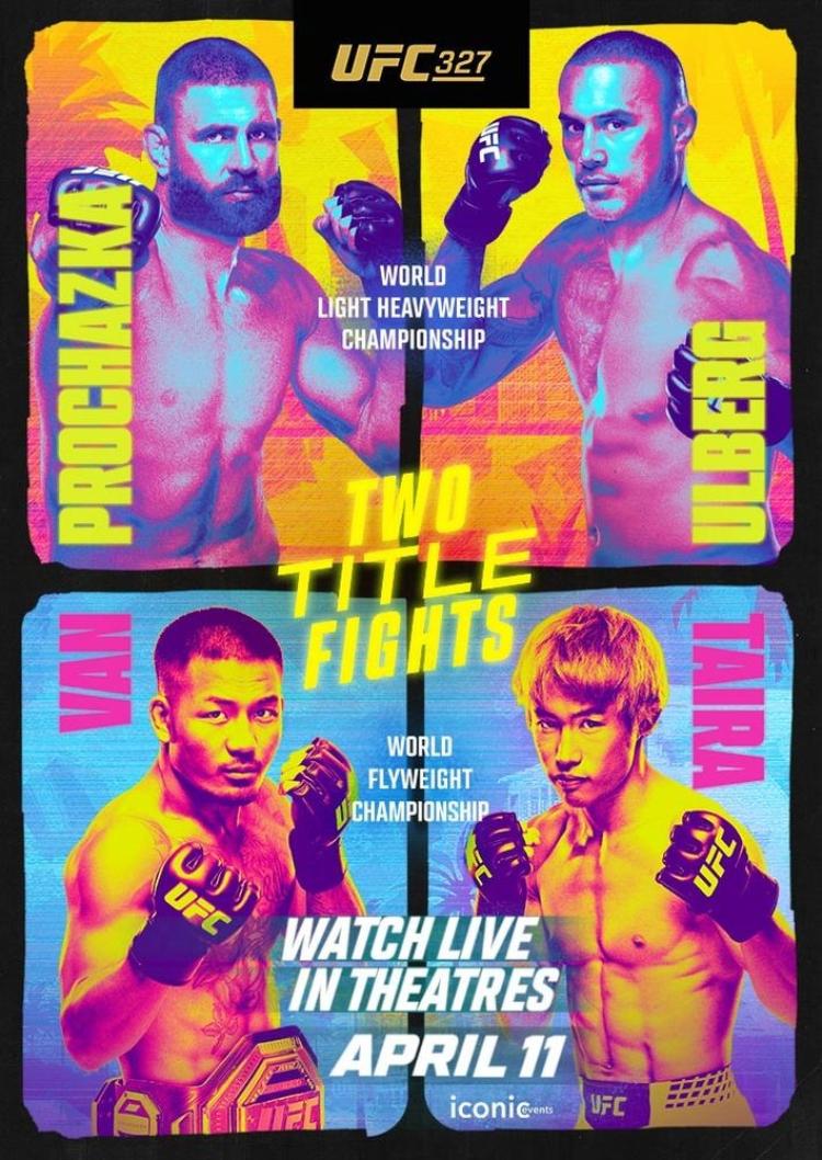Poster of UFC 327: Procházka vs. Ulberg