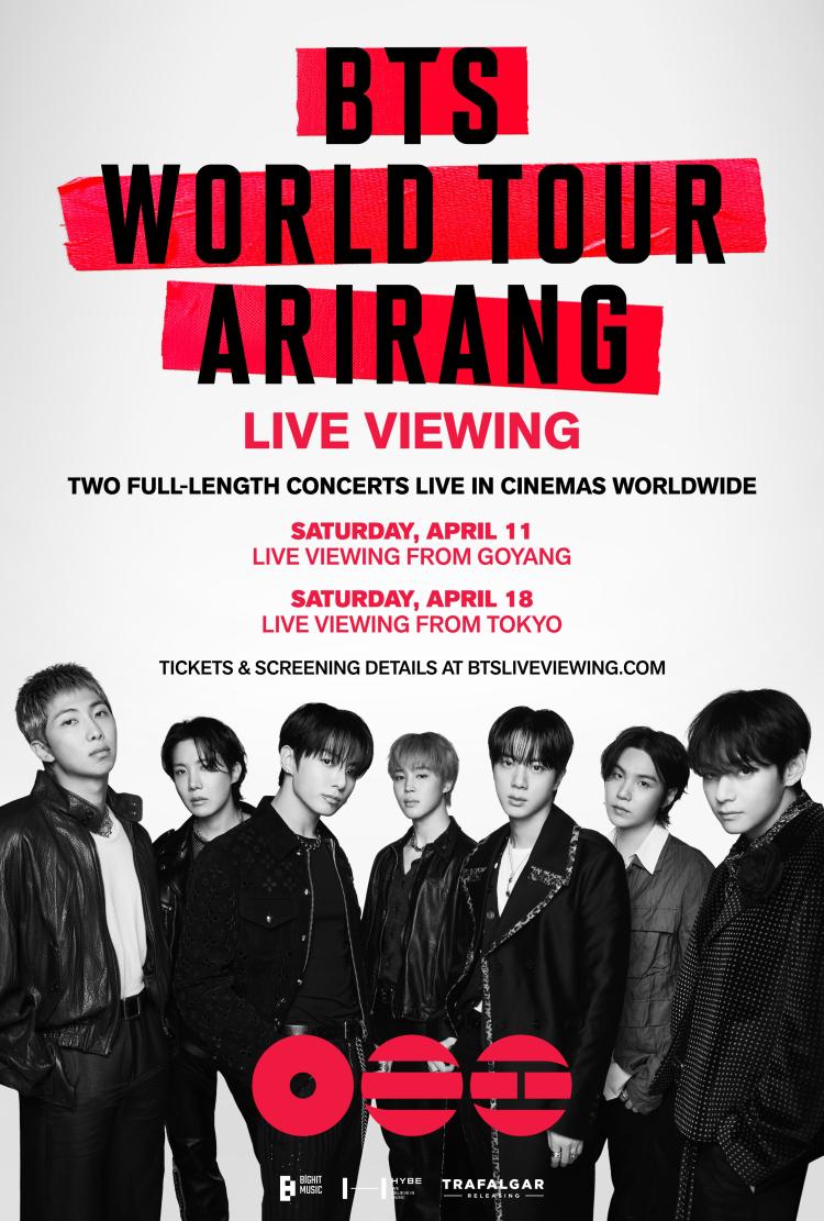 Poster of BTS World Tour 'Arirang' in Japan: Live Viewing
