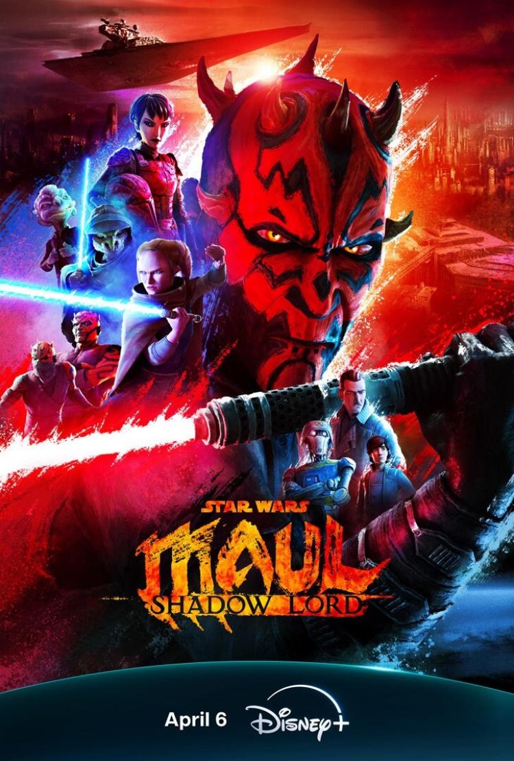Official poster for Star Wars: Maul -- Shadow Lord