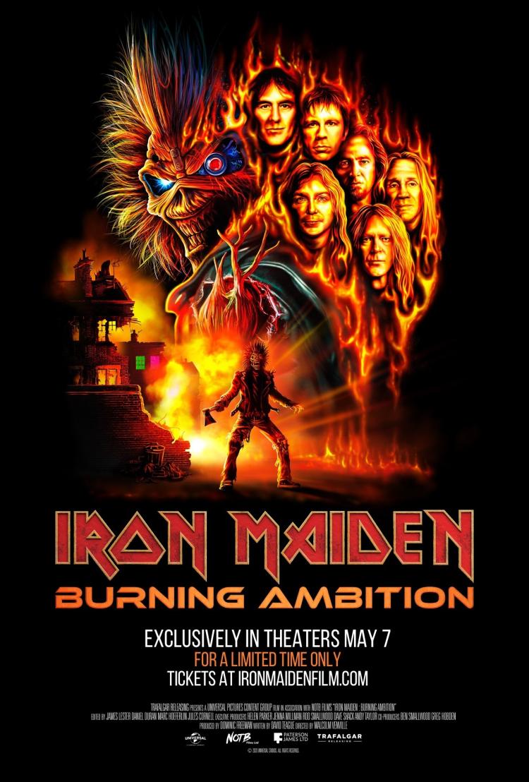 Poster of Iron Maiden: Burning Ambition