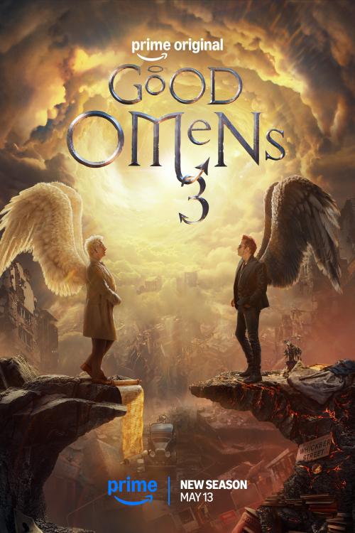 Poster for Season 3 of Good Omens