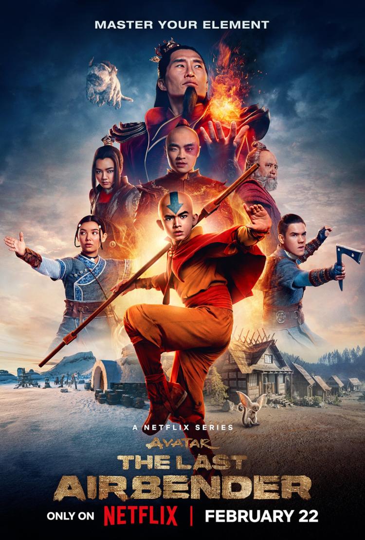 Poster for Season 1 of Avatar: The Last Airbender (2024)