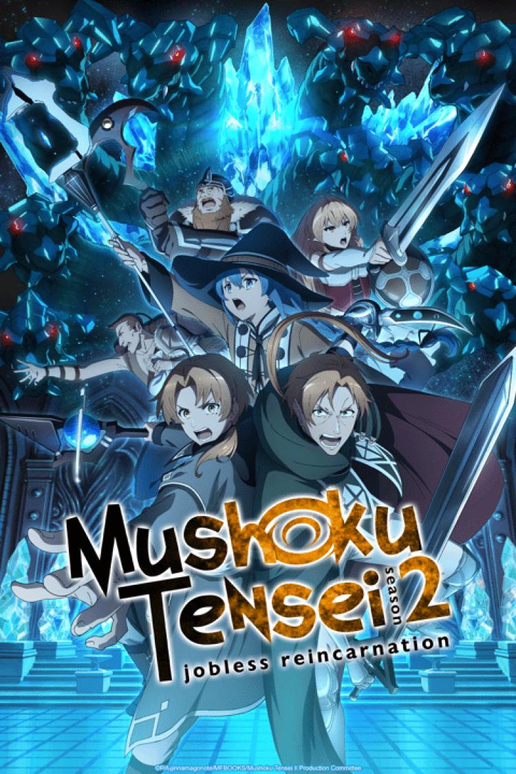Poster for Season 2 of Mushoku Tensei: Jobless Reincarnation