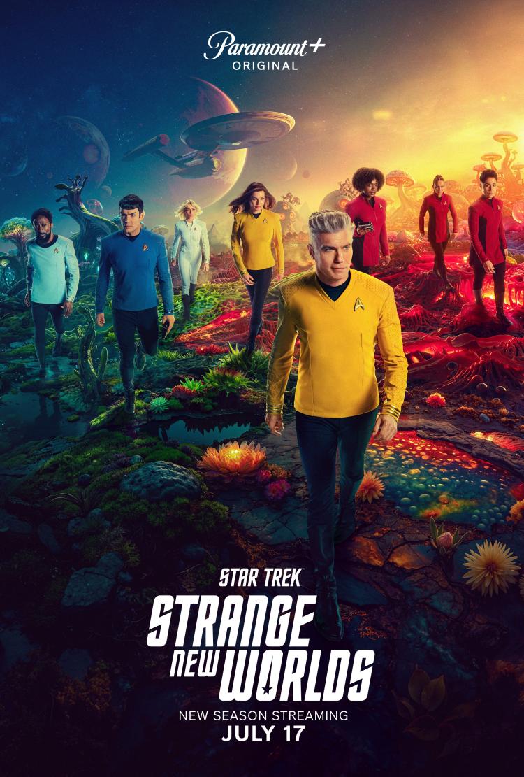 Poster for Season 3 of Star Trek: Strange New Worlds