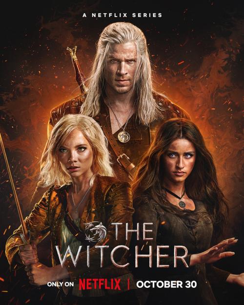 Poster for Season 4 of The Witcher