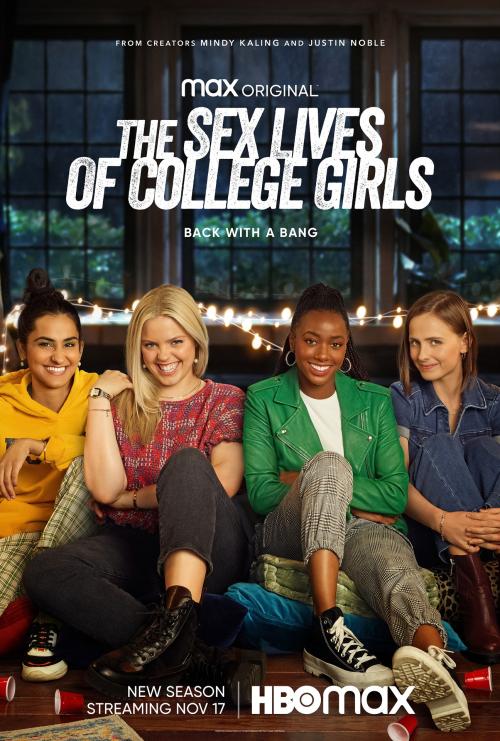 Poster for Season 2 of The Sex Lives of College Girls