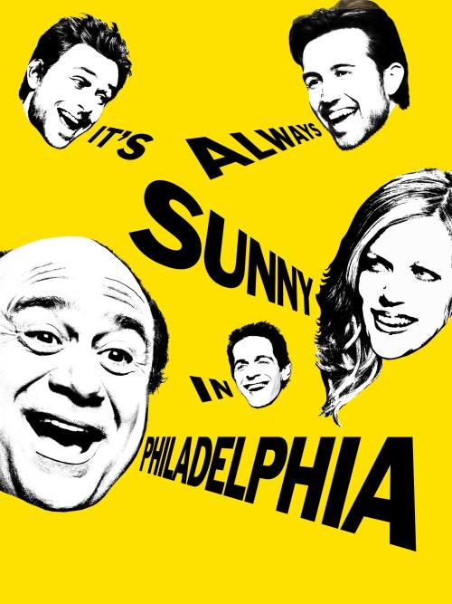 Poster for Season 2 of It's Always Sunny in Philadelphia