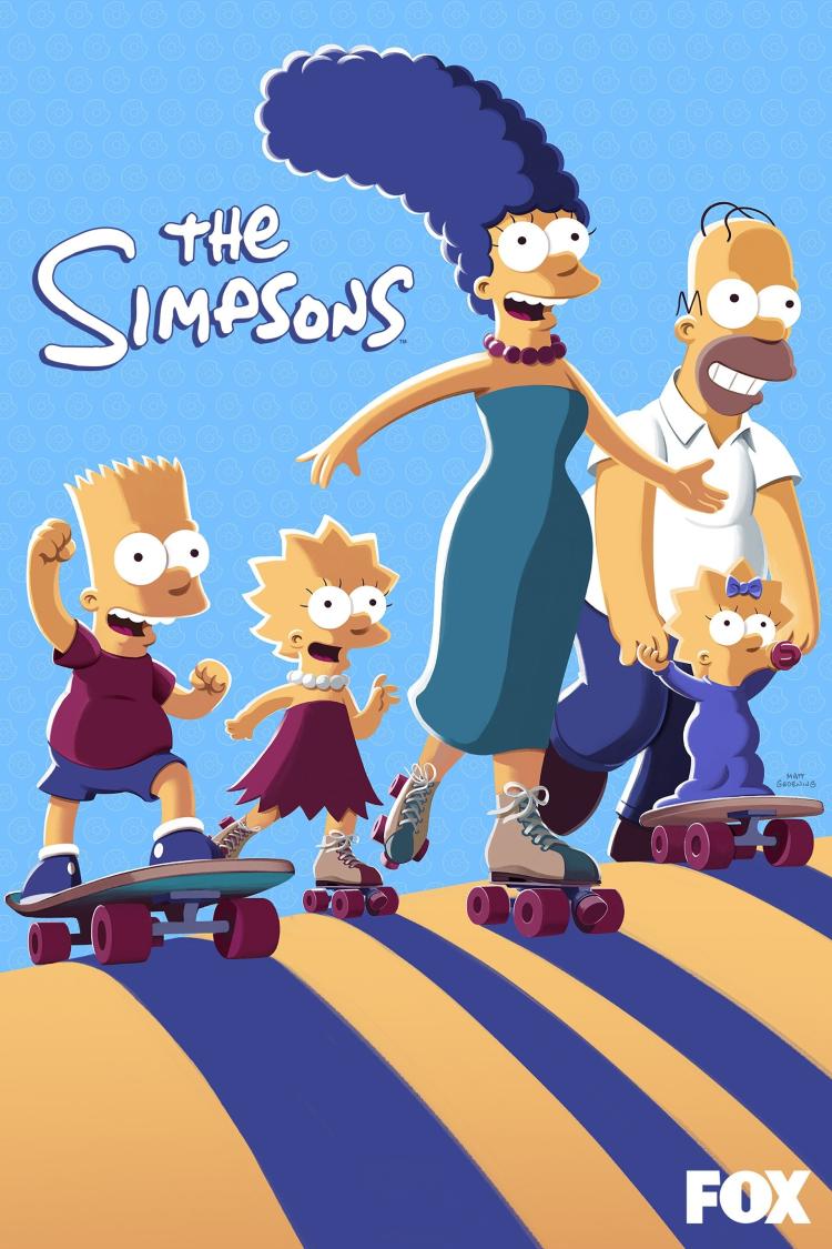 Poster for Season 33 of The Simpsons