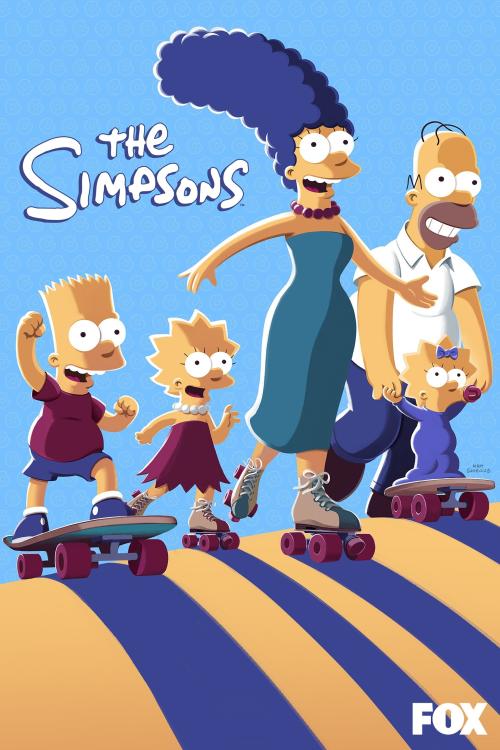 Poster for Season 33 of The Simpsons