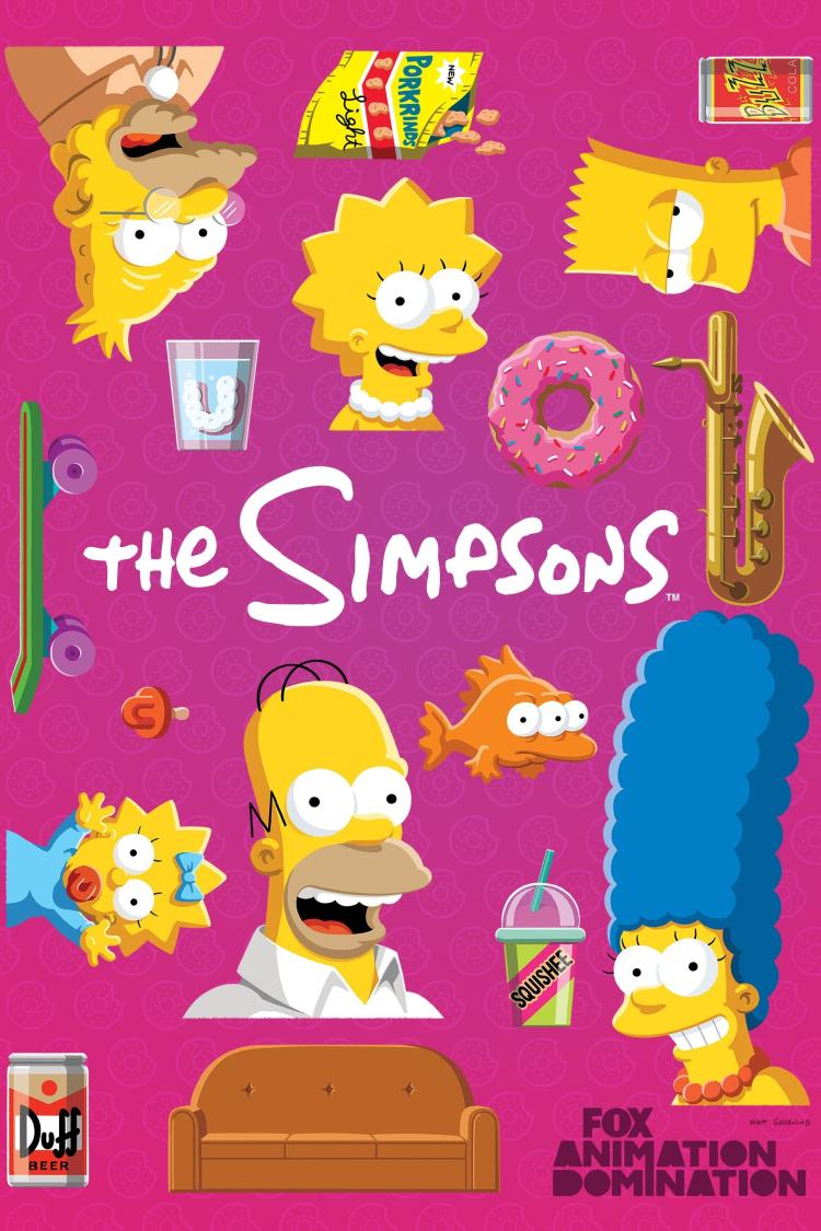 Poster for Season 34 of The Simpsons