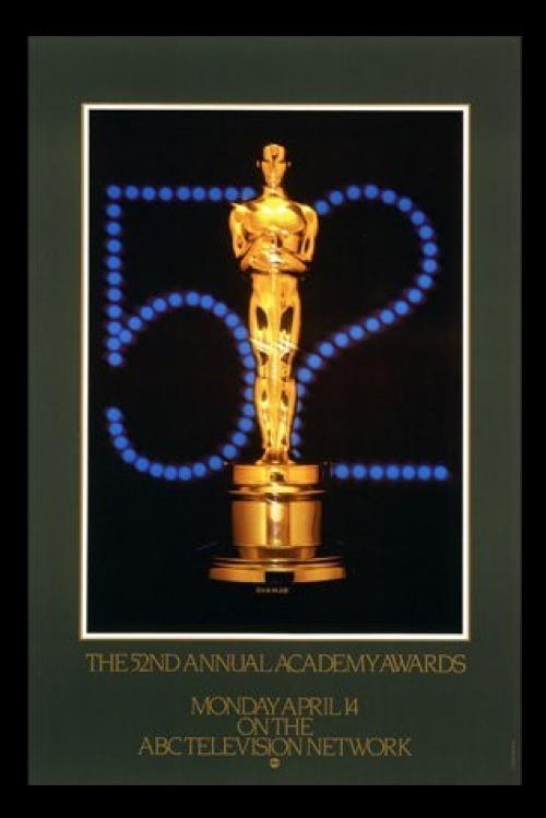 Poster for Season 52 of The Academy Awards