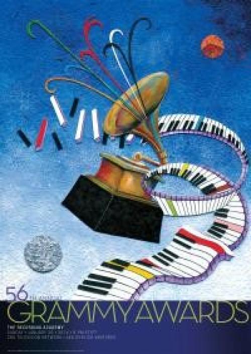 Poster for Season 56 of The GRAMMYs